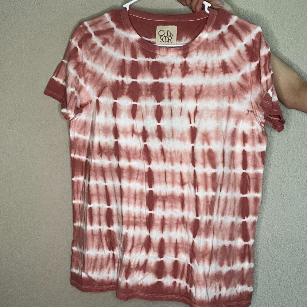Chasor Tie Dye pink t shirt